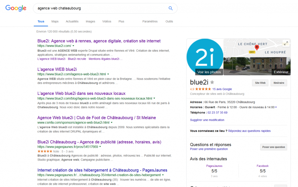 google referencement naturel